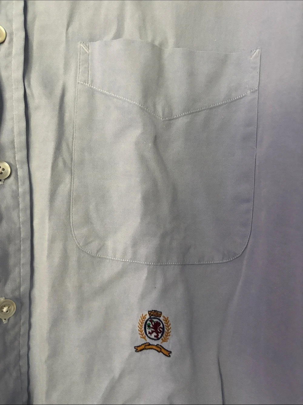 Tommy Hilfiger Light Blue Long Sleeve Dress Shirt